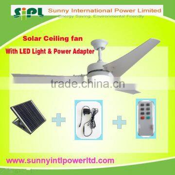 vent goods Ceiling Installation and Solar Power Source solar ceiling fan 12v DC fan