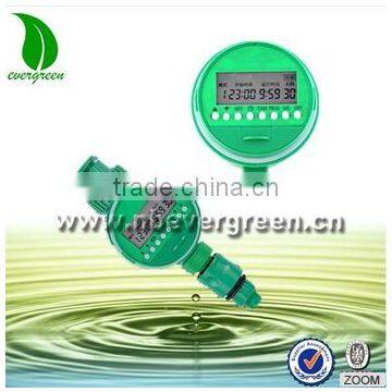 Irrigation water control system LED display battery operated timer