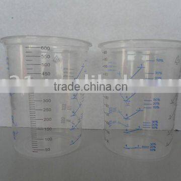 600cc poly paint mixing cup