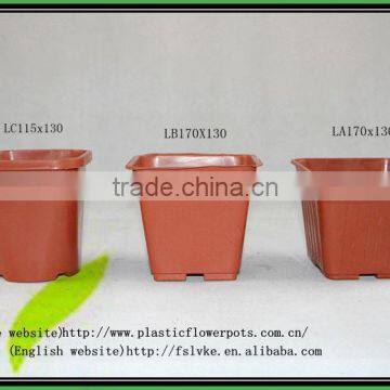 Factory Square Terracotta Hot Sale Flowerpots Plastic Garden Pots photo-3