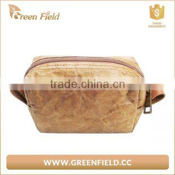 Green Field Lightweight Tyvek Makeup Bag recyclable cosmetic bag