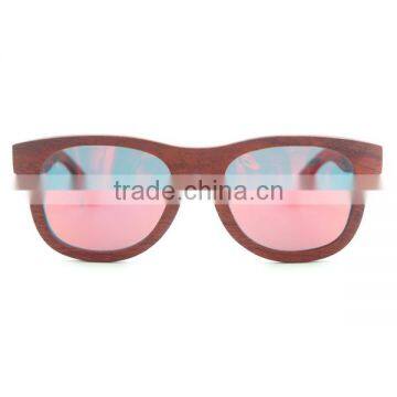 Promotional Custom New Styles Rosewood Rainbow Surface Sunglasses photo-2