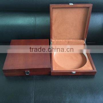 Natural wood carvings leather belt packaging box, solid wood packaging storage of box