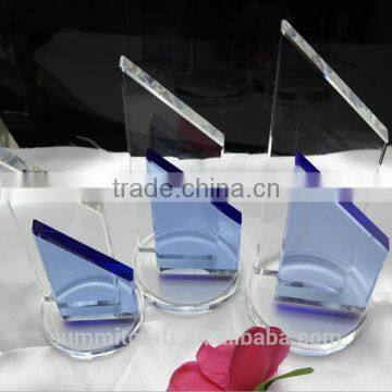 Chanpions League Trophy Award Crystal Trophy Blue photo-2