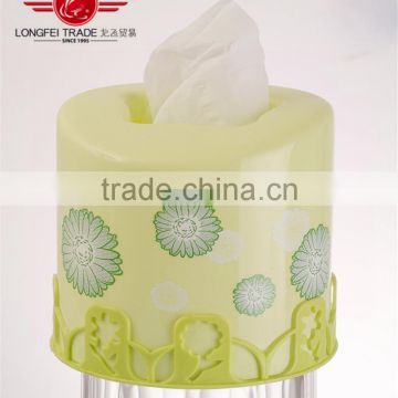 Cheap price new design plastic fancy tissue box wholesale