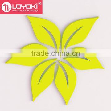 Original Design MDF Wood DIY 3D Wall Decor Leaf Shape Wall Stickers photo-5