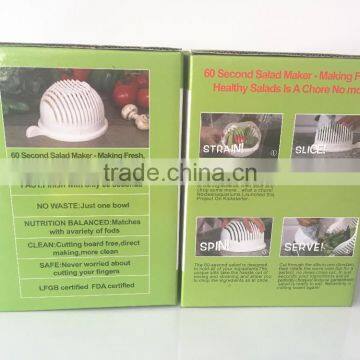 HOT PRODUCT Plastic Secure Salad Cutter Bowl for Vegetable photo-4