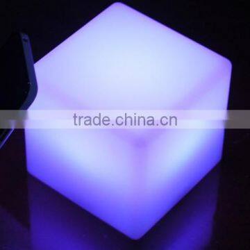 PE Material 16 Color Changes Glowing Led Cube Chair /rechargeable Light up Ledcube Stool photo-4