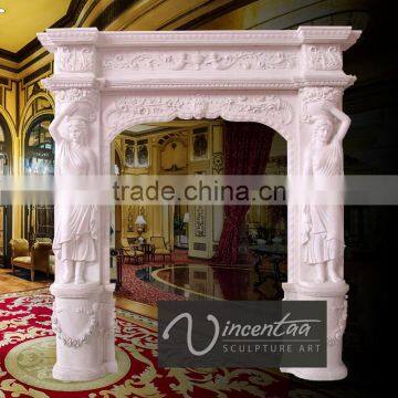 Hot Sale Modern Home Decor Stone Carvings and Sculpture Marble Interior Door Surrounds photo-5