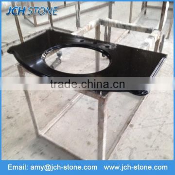 China customized shanxi black vanity top, bathroom basin price, counter top wash basin