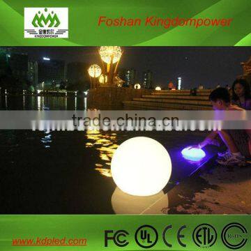 White Plastic Shell Rechargeable Waterproof Colorful Led Ball