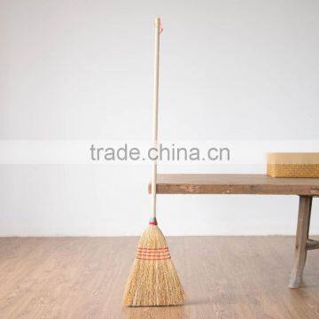 Corn Fiber Heavy-Duty Wire Banded Warehouse Soft Industrial Broom photo-6