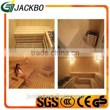 Comfortable steam sauna durable wooden traditional sauna room for hot sale