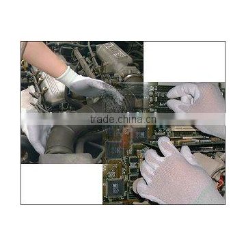 ESD PU palm coated glove