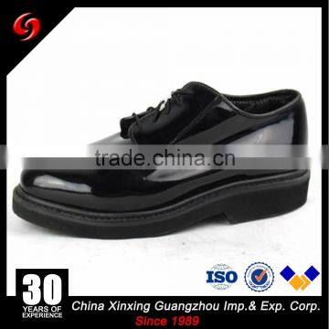 Black Shining Army and Military Officer Shoes for men