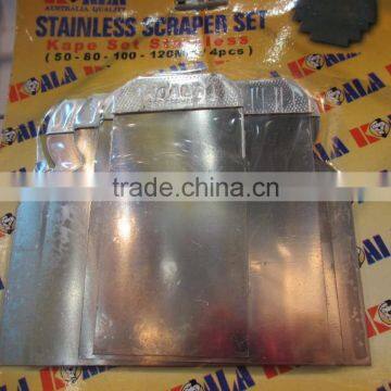 Stainless Steel Scraper Set 4pcs/metal Scraper Made by Machinery photo-3