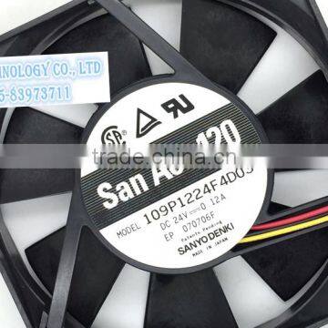 New Authentic 12025 12cm 24V Ultra Quiet / Ball Fan 109P1224F4D03 photo-2