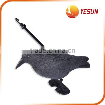 With quality warrantee factory directly garden decoration plastic raven