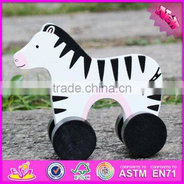 2017 New Products Animal Toy Wooden Cars for Kids W04A316 photo-2