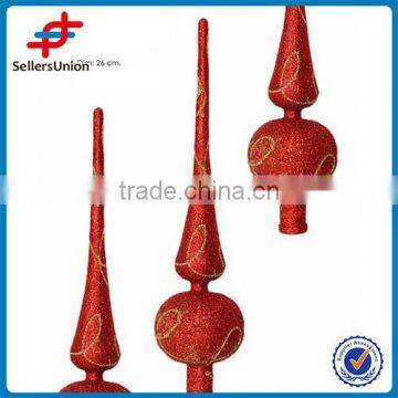 Color printing red christmas tree decoration