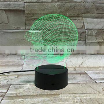 NFL Football Team 7 Color Change 3D Illusion Led Lamp Touch Switch Table Lamp LED Night Light for Decoration photo-2
