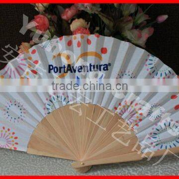Promotional Spanish Style Wood Foldable Fan photo-2