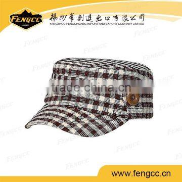 2016 Best Quality Man's Army Style Navy Round Top Hat Military Cap photo-5