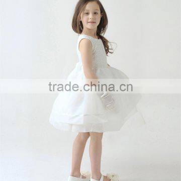 Elegant Baby Girls Christening Dresses Flower Lace Girl Ceremony Dress Princess Birthday Party Baby Girl Formal Occasion Dress photo-5