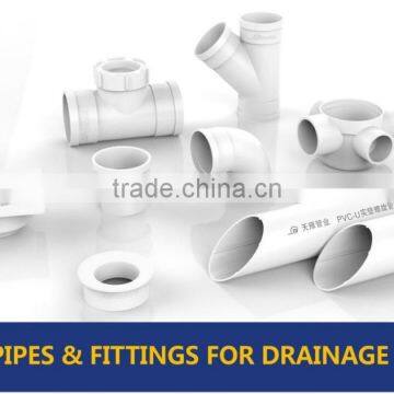 Factory Price Manufacturer Good Quality PVC Fitting UPVC Rubber Joint Plastic Fitting for Drainage GB Floor Drain photo-2