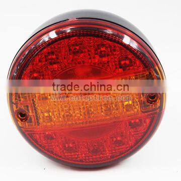 140mm 20LEDs Round Hamburger Stop Tail Indicator LED Rear Light photo-3