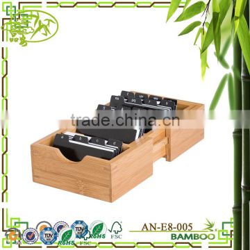 Aonong Graduated File Folder Organizer Bamboo