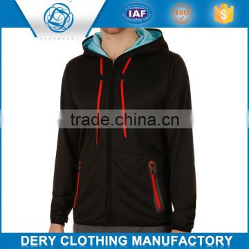 Professional breathable couple hoodie jacket with 21S yarn