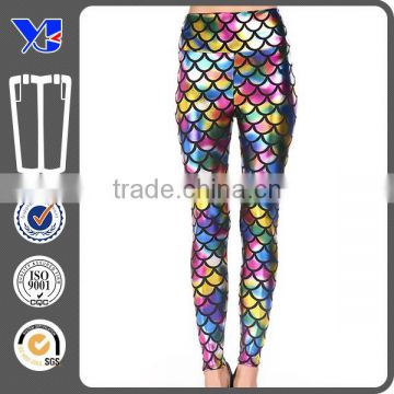 beautiful bright mermaid leggings