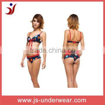 new fashion latest sexy girls flower print swimwear