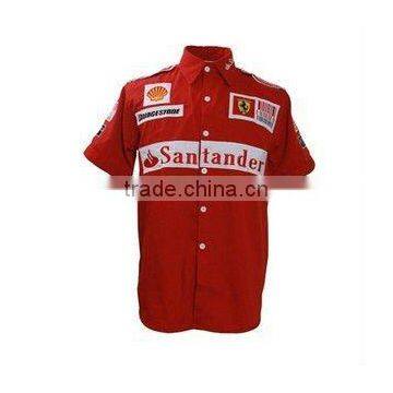 Racing Wear Car Motor Wear Sublimation Racing Shirts