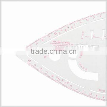 Kearing Brand Sandwich Line Printing Metric Vary Form Curve Ruler for Pattern Making# 6403 photo-5
