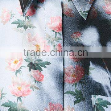 2016 Best Selling Full Floral Print Shirt for Women OEM Service photo-5