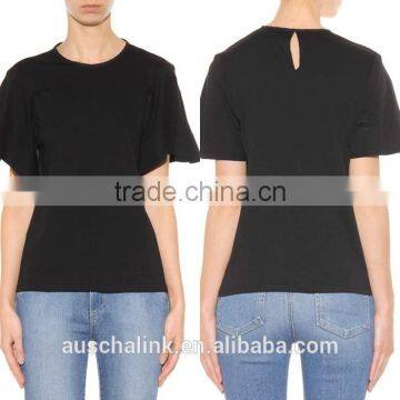 High Quality Ladies 100% Cotton Blouse Low Price China photo-6