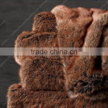 Rabbit,baby,micro,sheep,mink,sherpa,good Quality2013Fake Fur Blanket/CUSHION photo-4