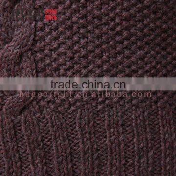 Long Sleeve Turtle Neck Vintage Custom Knit Sweater Women photo-4