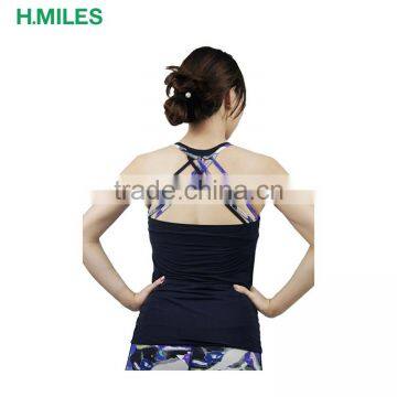 Black Gym Fitness Sport Spaghetti Strap Tank Top Vest Singlet for Running Training photo-3