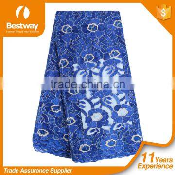 Bestway Top-end Handmade Embroidery Tulle Lace Beaded Bridal Lace Fabric French Net Lace Fabric With High Quality FL0245 photo-6