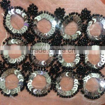 Machine Embroidered Bead Sequin Accessories for Garment photo-2