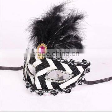 Hot Design With Feather Fantastic Sexy Cheap Women Indian Halloween Mask