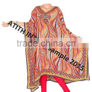 DIGITAL PRINTED COTTON PONCHO photo-4