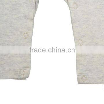 High Quality 100% Cotton Interlock Custom Baby Knit Romper photo-6