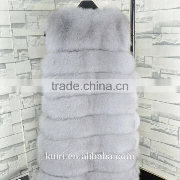 High Quality Hot Sales Type Women Natural Fox Fur Vest Winter Coat Fox Fur photo-3