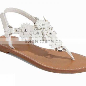 Shenzhen Manufacturer popular designer little girls nude beach sandal