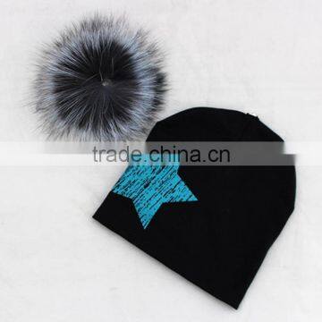 MYFUR Star Cute Baby Knitted Soft Warm Cotton Beanie Hat For Baby Boy or Girl Hat Winter Hats New Born photo-4