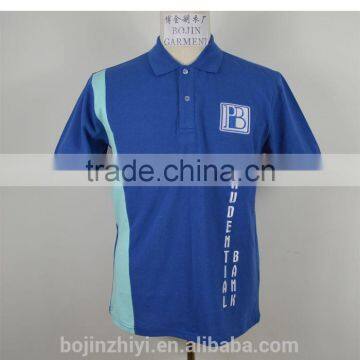 custom mens polo shirt design with combination can add your logo